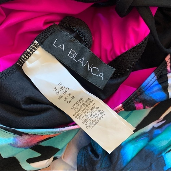 LA BLANCA One Shoulder One Piece Swimsuit! - Picture 3 of 7